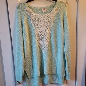 Mossimo Mint Green long Sweater Size Medium